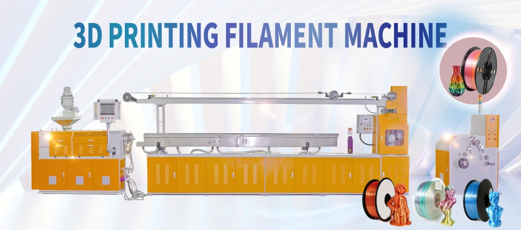 PETG Filament Making Machine 3D Printer Filament Making Machine Peek Filament Extrusion Line