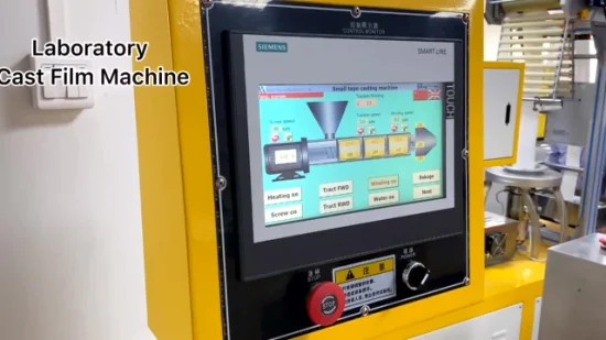 35mm スクリュー押出機を備えた 0.01 〜 0.04mm 実験室小型溶融薄膜製造機