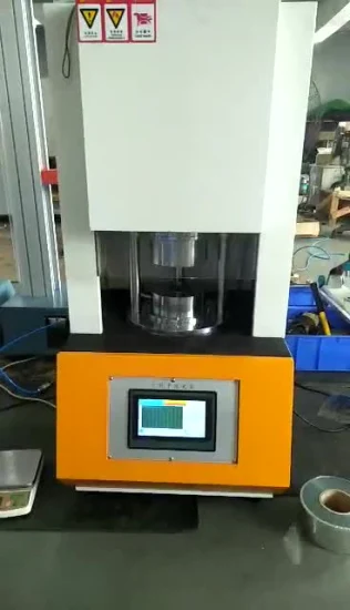 中国製の実験用モバイルゴムレオメーター試験装置用ローターなしの中国製ゴム試験レオメーター販売